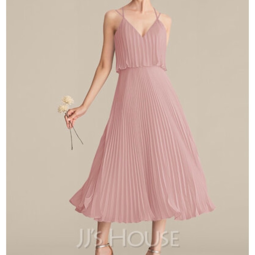 NWT bridesmaid dress from JJ’s House. Blush 16W